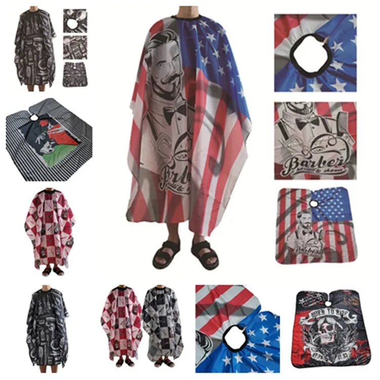 USA Flag Haircuts Cloth Hairstyle Design America Flags Barber Aprons