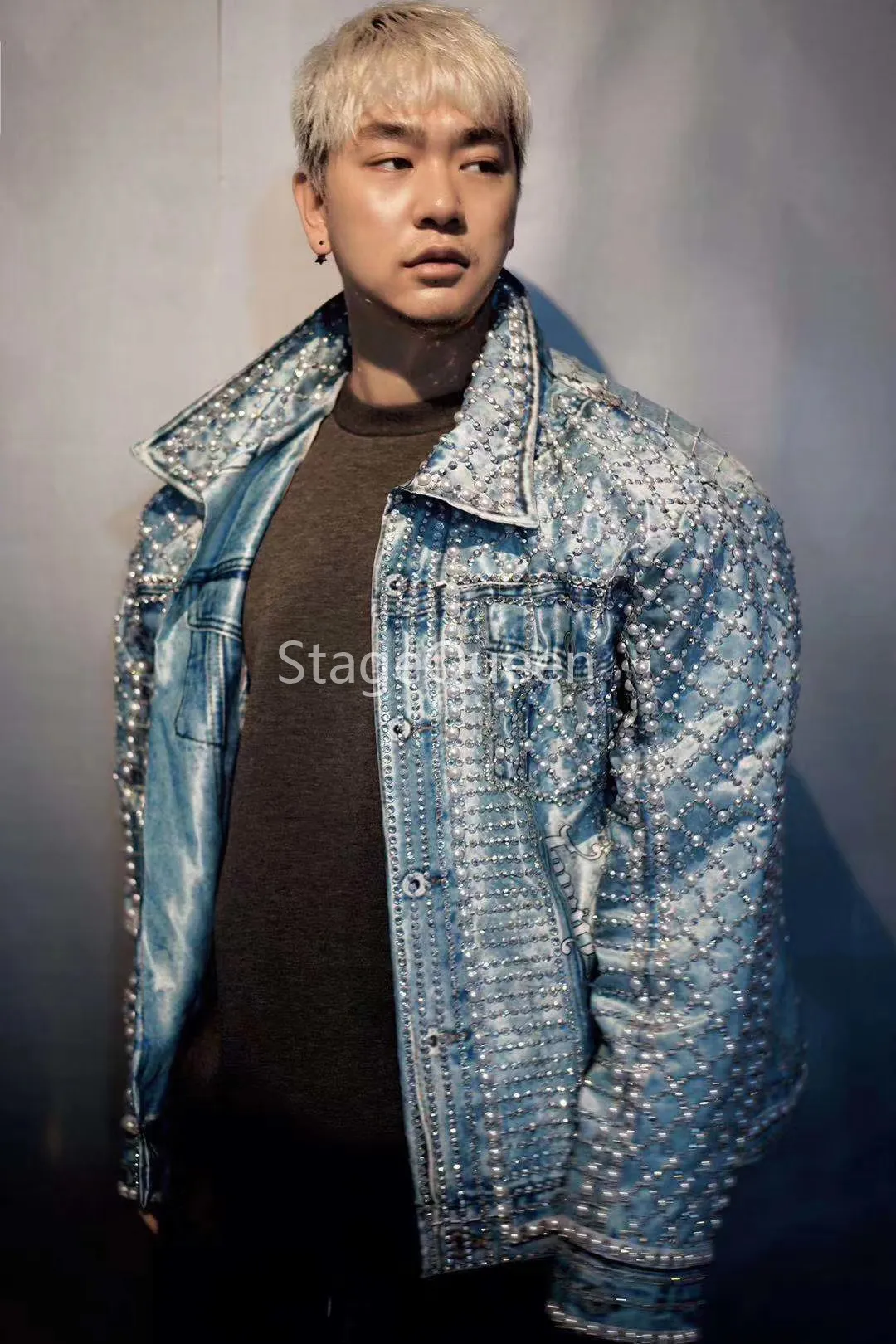 Bts denim deals jacket outfits