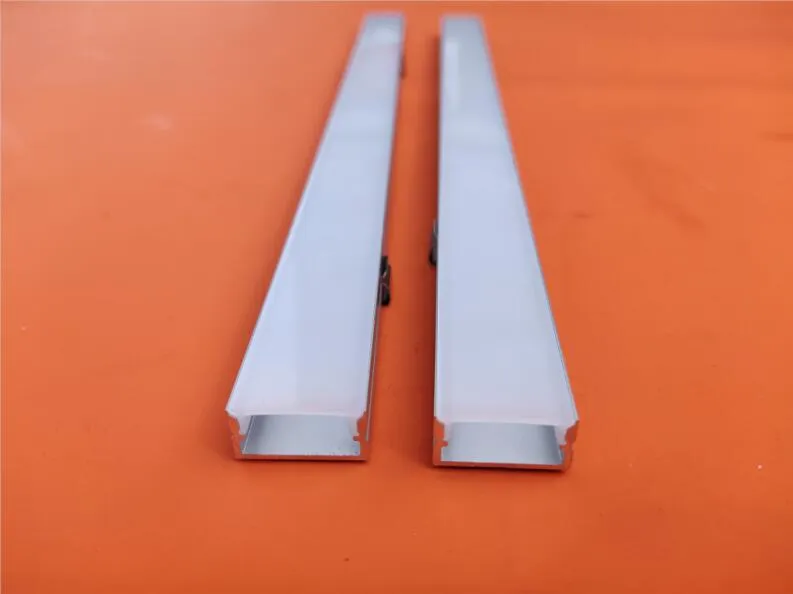 Free Shipping new design hot selling 2m/pcs 50m/lot aluminum channel with cover for led strips ,led bar light, led linear lamp
