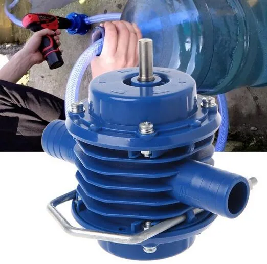 Bomba de agua de taladro manual, Mini bomba de taladro eléctrico portátil,  Bomba accionada autocebante, Kit de bomba de taladro de transferencia