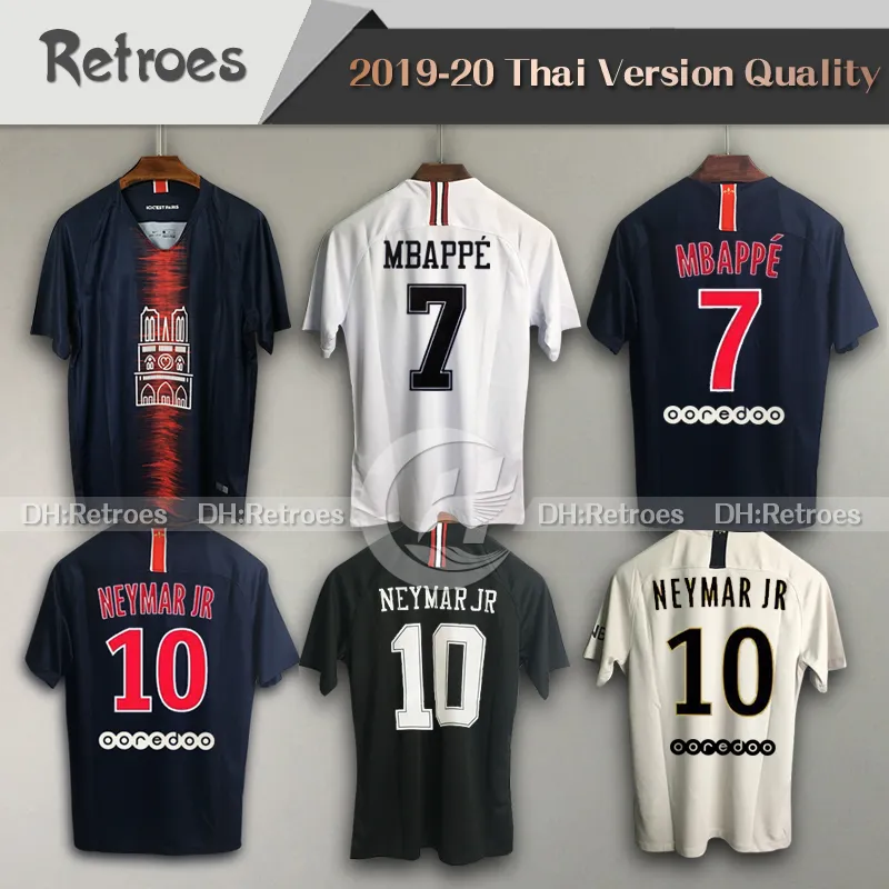 2019 サッカーユニフォーム 2018 サードマイヨ MBAPPE VERRATTI CAVANI 18 19 20 トリビュート マイヨ デ フット サッカー シャツ