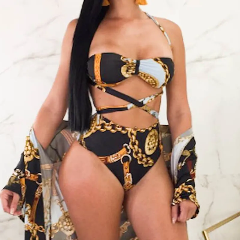 girl bikinis set high waist Brazilian swimwear 2019 new beachwear women swimsuit patchwork sexy vintage bandeau wire free brand