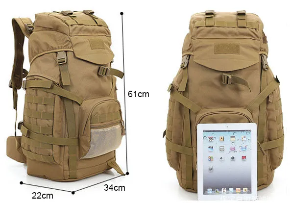 Morral Táctico Al Aire Libre Molle Assault Militar | Cuotas Sin Interés