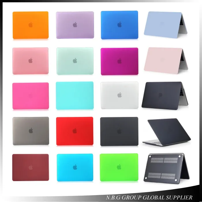Dokunmatik Bar Buzlu Yüzey Mat Sert Kapak Kılıf Apple Macbook Air Pro Retina 11 12 13 15 inç için