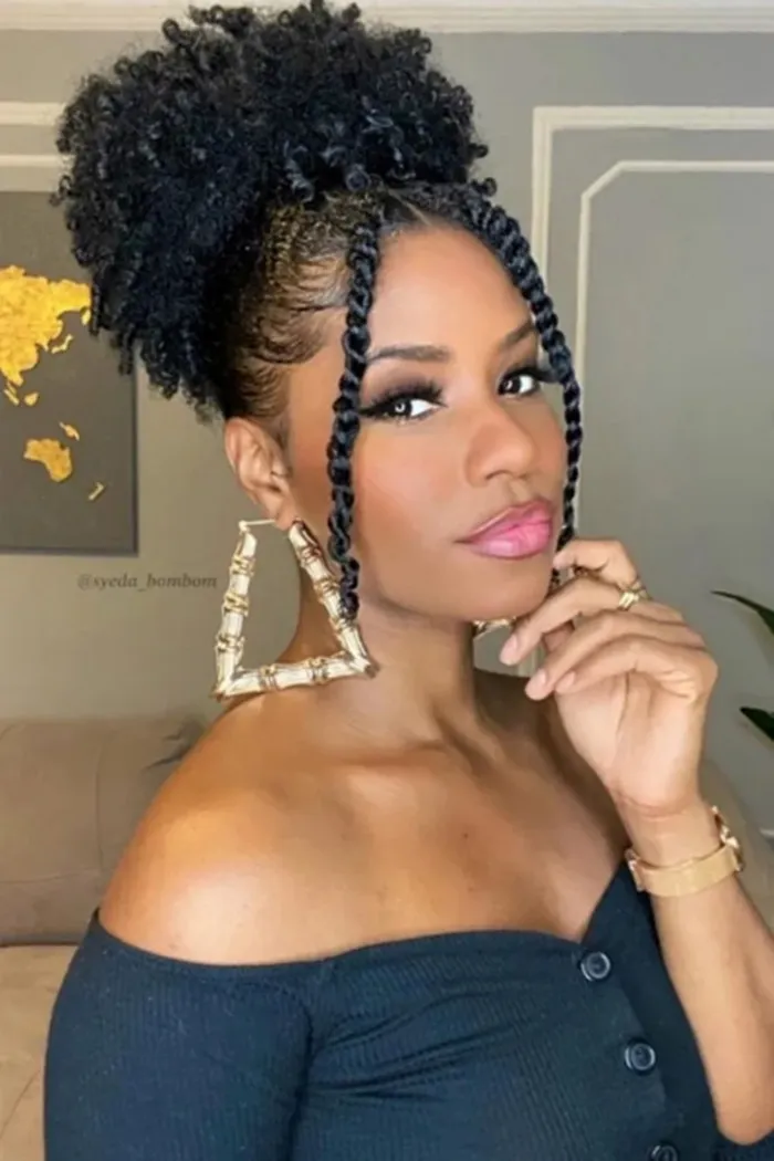 Front Puff for Thin Hair | Quick & Easy Hairstyles with Puff - YouTube