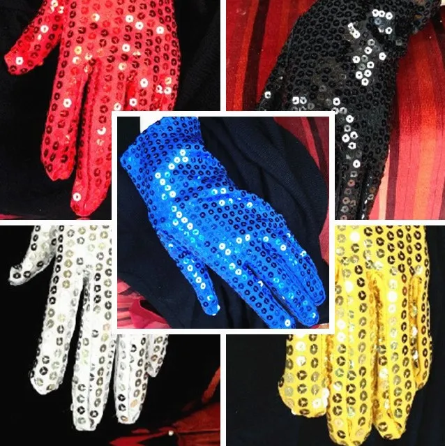 Sparkly Pullu Çocuk eldiven Unisex Disko Bekarlığa Veda Partisi Sahne Dans eldiven Fantezi Elbise Magic Show Tören Sokak Dans Dans Eldiven