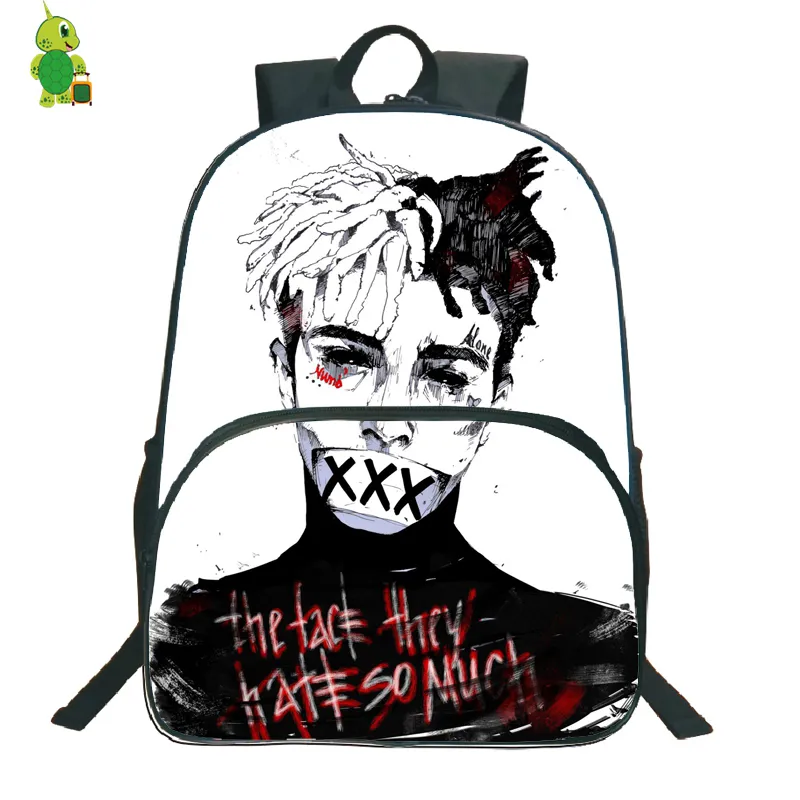 Designer Popular Rapper Xxxtentacion Backpack School Bags For