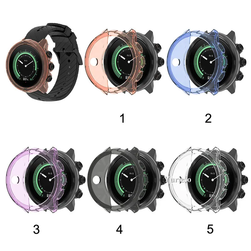 Housse de protection transparente en TPU pour Suunto9/ BARO/ USpartan Sport poignet HR BARO, coque de montre, accessoires de protection d'écran