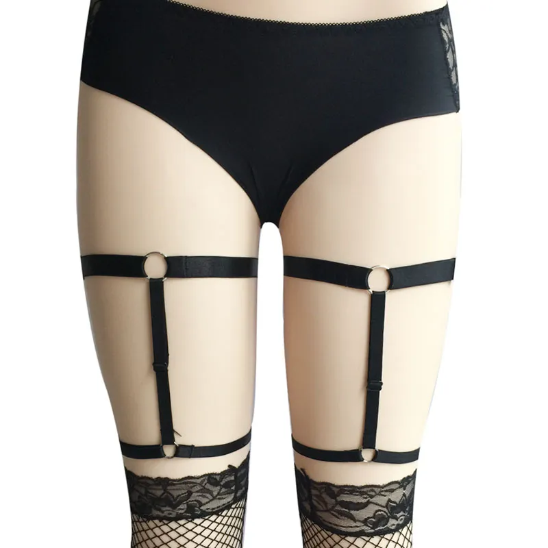 cúbico En el nombre Optimismo Nueva Moda Para Mujer Arneses Tachonados Ligas En Las Piernas Par Ligas  Ligas De La Pierna De La Pierna Bondage Círculo Y La Liga Del Arnés Del  Cinturón De 26,27 € | DHgate