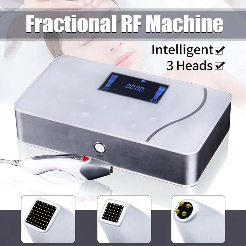 Portable Intelligent fractionnel matrice de points RF radiofréquence visage serrer levage Anti-âge rides beauté Machine CE