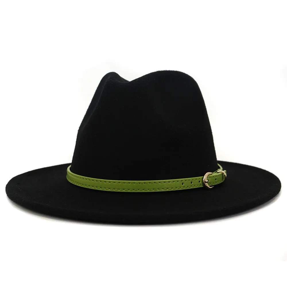 Schuss Permanent Backup Green Wide Brim Fedora Canada Ein Bild Malen Beleuchtung