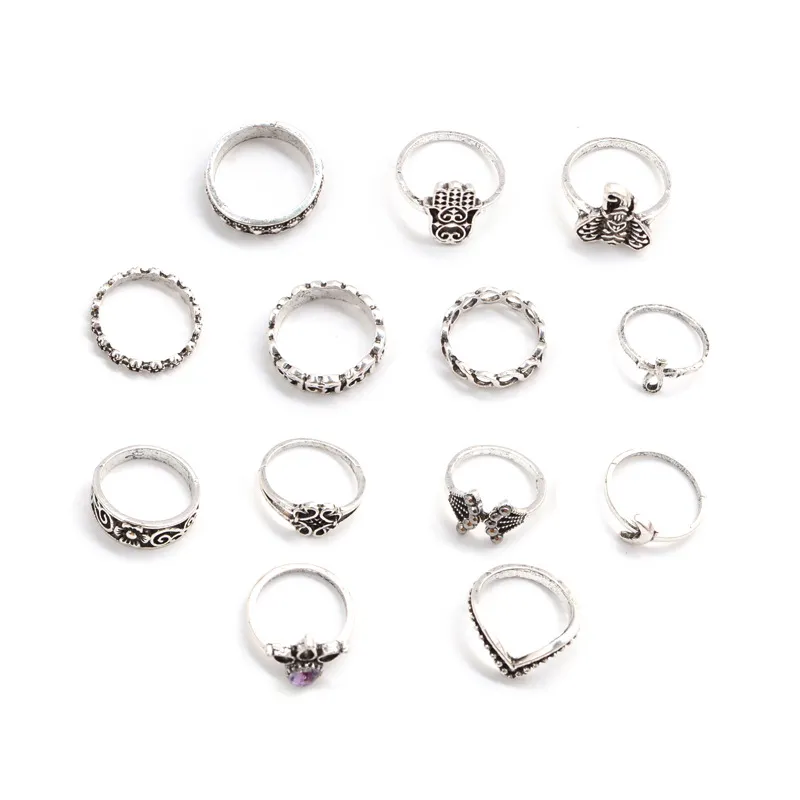 Anillo nudillo plata deals