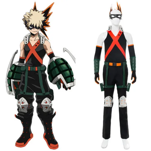 Meu herói Boku no herói Academia Katsuki Bakugou Outfit Cosplay