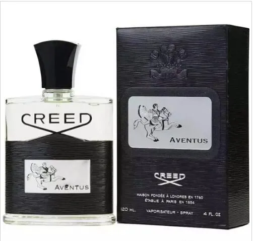 Nowe Creed Aventus Men Perfumy z 4fl.oz/120 ml dobrej jakości Wysoka kapitalizacja zapachowa Parfum dla mężczyzn Hot Sprzedaż