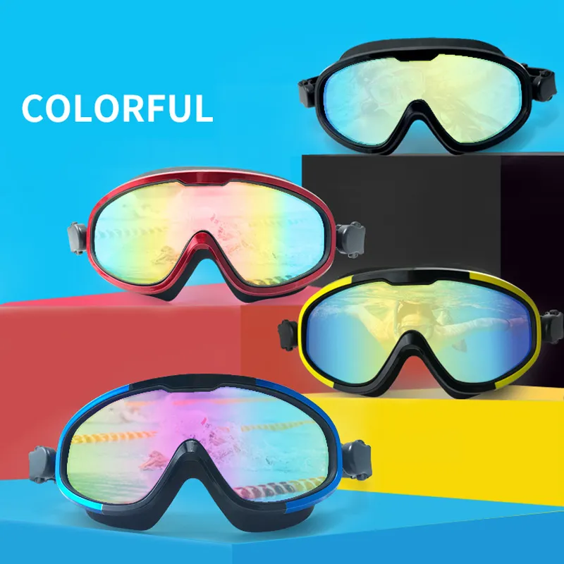  n/a Gafas de natación profesionales para adultos para hombres y  mujeres, anti niebla, impermeables, gafas de piscina, gafas de natación,  máscaras de buceo (color A, tamaño: talla única) : Deportes y