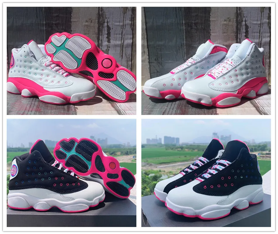 black and pink 13s