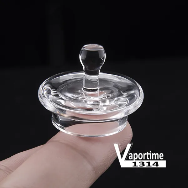 Quartz Round Carb Cap 20mm Bowl Universal voor Flat Bowl 100% Quartz Nail Big Bowl Domeless Banger Nails DAB Rig Club 543