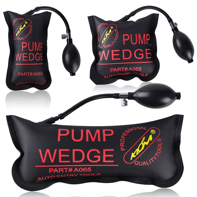 Originele Klom Pump Wedge Airbag Nieuw voor Universal Air Wedge Locksmith Tools Lock Pick Set, Deurslotopener voor auto, Venster 3pcs / lot