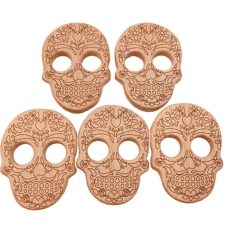 Skull teether best sale