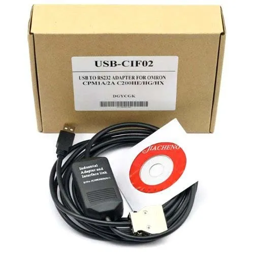 Livraison gratuite du câble Omron PLC USB-CIF02 CPM1A/CPM2A/C200H/CQM1