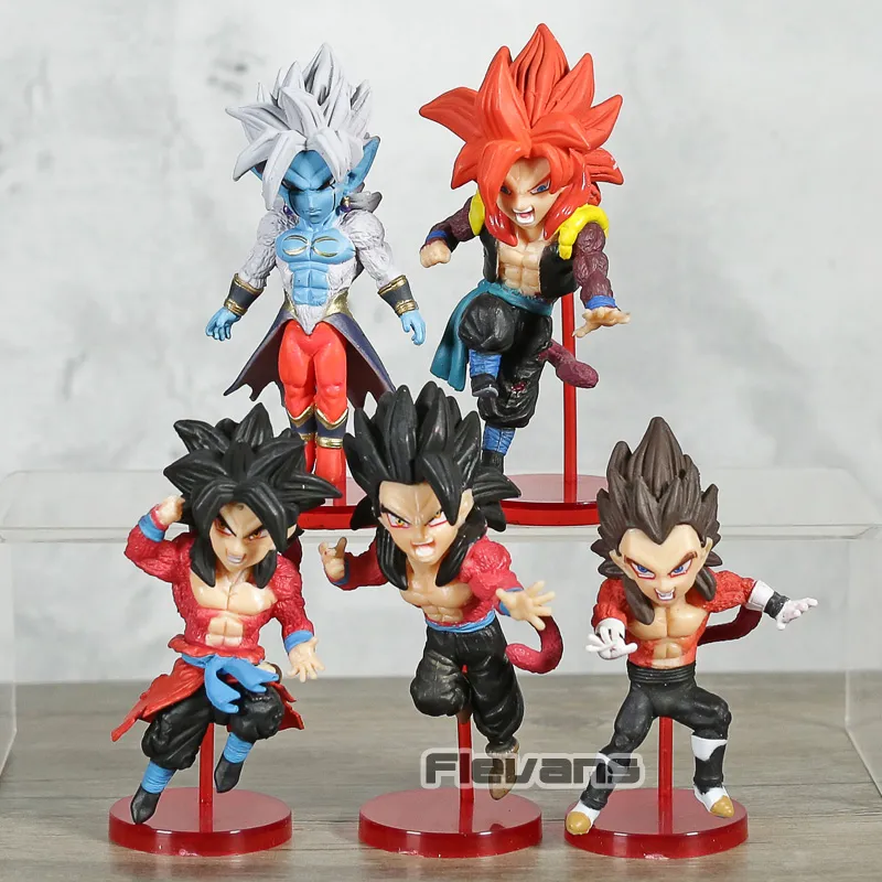 Boneco Action Figure Goku Vegeta Gogeta SSJ 4 Super Saiyajin 4 Dragon Ball  z Super Gt Heroes Filme