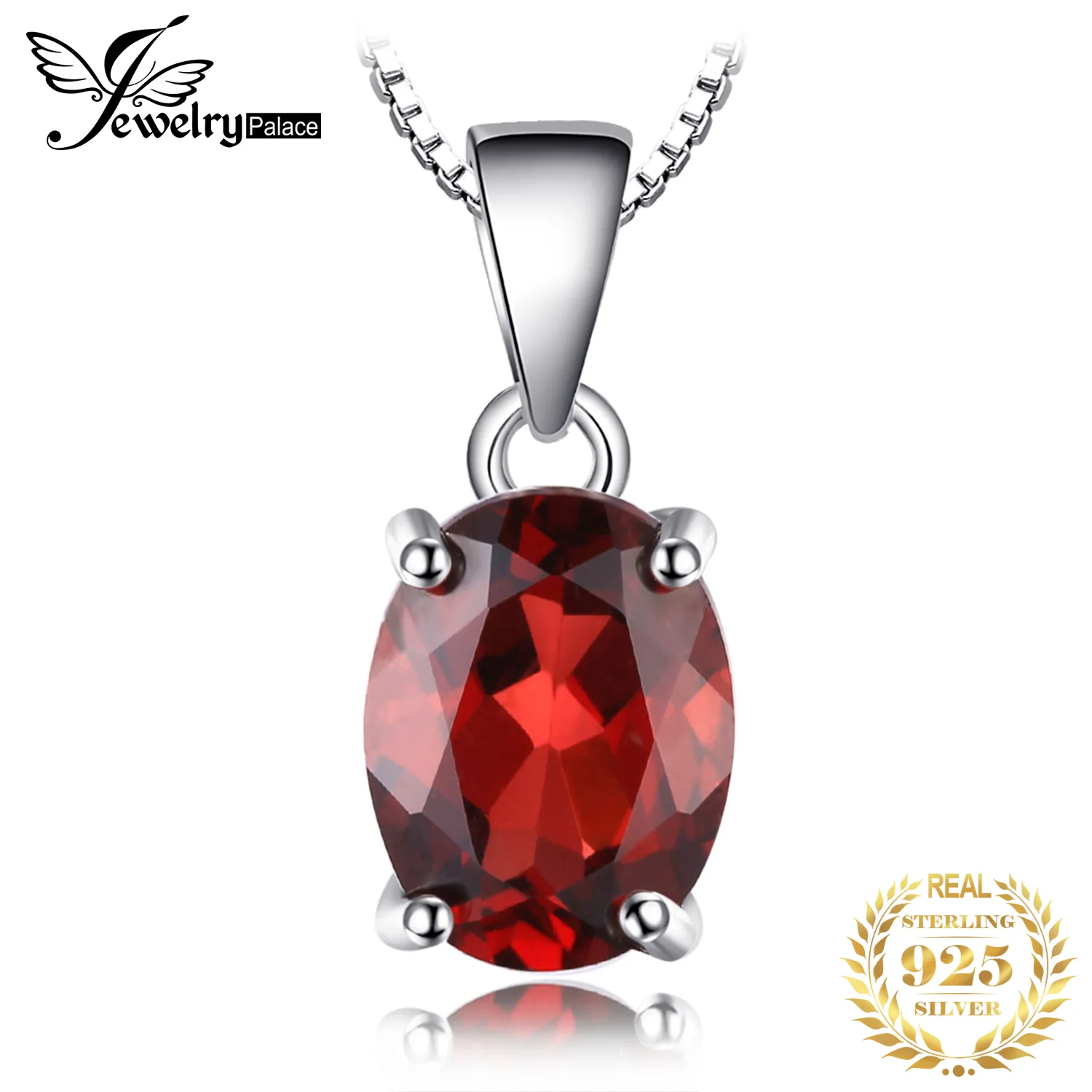 Natuurlijke Garnet Hanger Ketting 925 Sterling Zilveren Edelstenen Choker Verklaring Ketting Dames Zilver 925 Sieraden zonder ketting