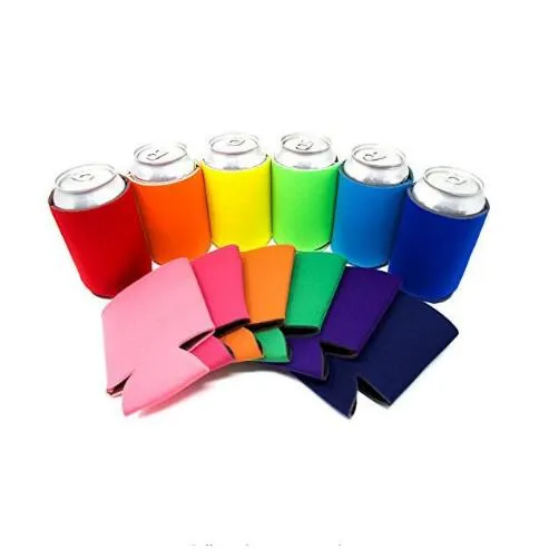 Solid Color Neopren Faltbare Dosenkühler... Von 0,45 €