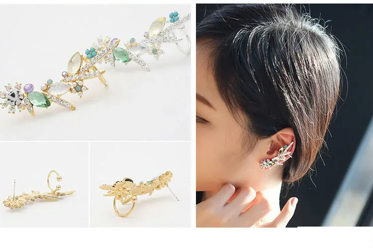 YUXIANLB 12er Set Ohrclips Ohne Piercing - Verstellbare Clip Ohrringe | Für Helix, Knorpel & Lobe