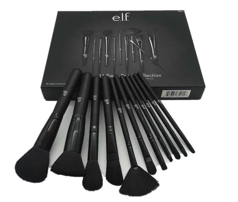 ELF Makeup Brush Set Face Cream Power Foundation Brushes Multipurpose Beauty Cosmetic Tool Brushes Set with box