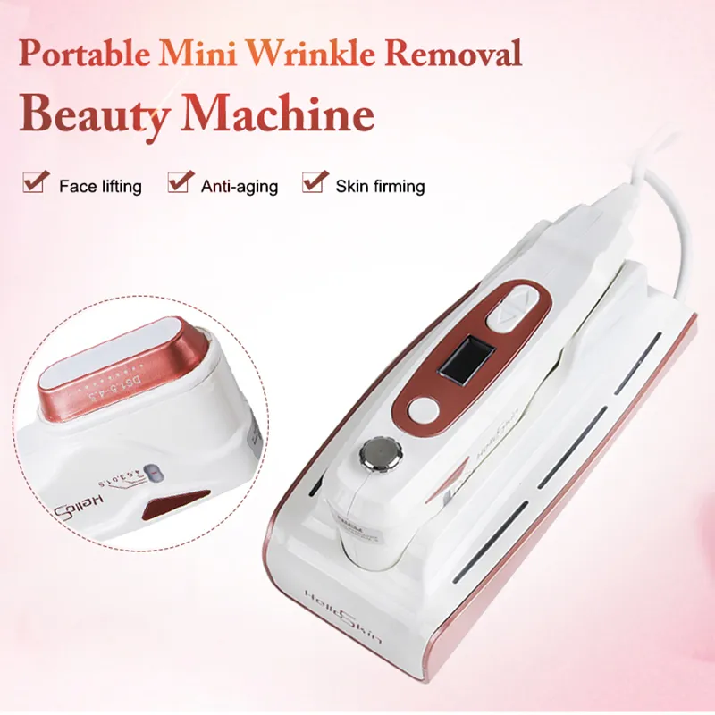 Mini Mini Hifu Professssional Rejuvenescimento Facial Anti-Aging Wrinkle Portátil Focado Radiofrequency Beauty Instrument