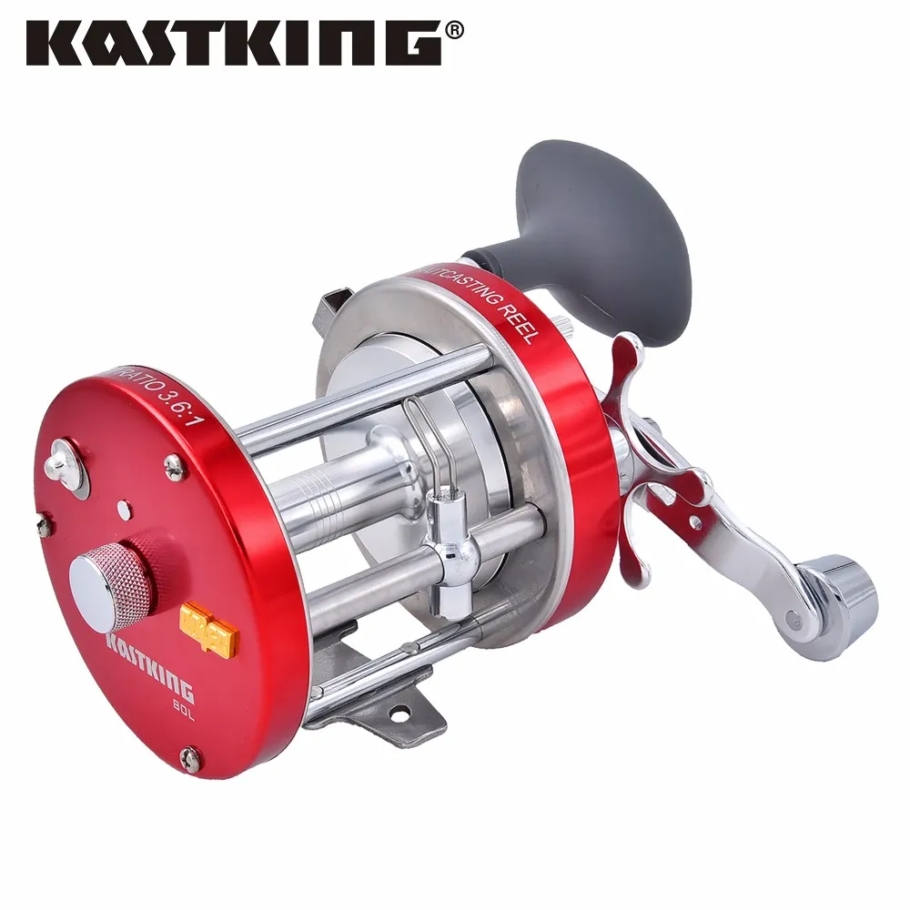 KastKing Rover 2017 4+1 Ball Bearings Drum Baitcasting 13 Fishing Ice Reels  Saltwater Round Tackle For Trolling Boat From Blacktiger, $241.21