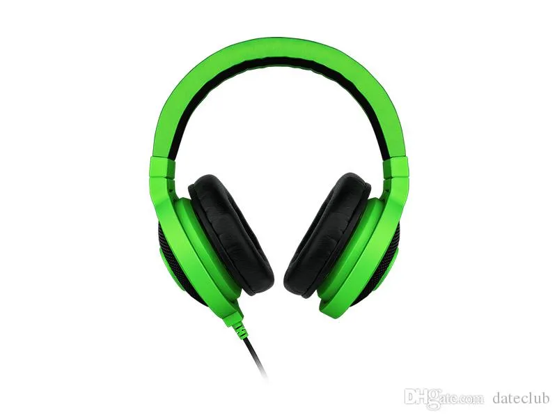 Hoogwaardige beste kwaliteit 3.5mm razer kraken pro gaming headset met draadregel hoofdtelefoon in doos voor iOS Android-systeem populairst