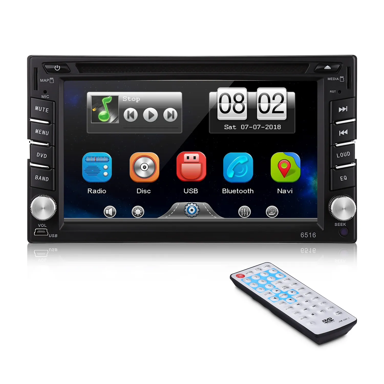 VETOMILE Double 2 DIN HD 6.2 Touch Screen Center Console Dvd Player With  GPS, Sat Nav, And Stereo Radio From Ravpower, $32.97