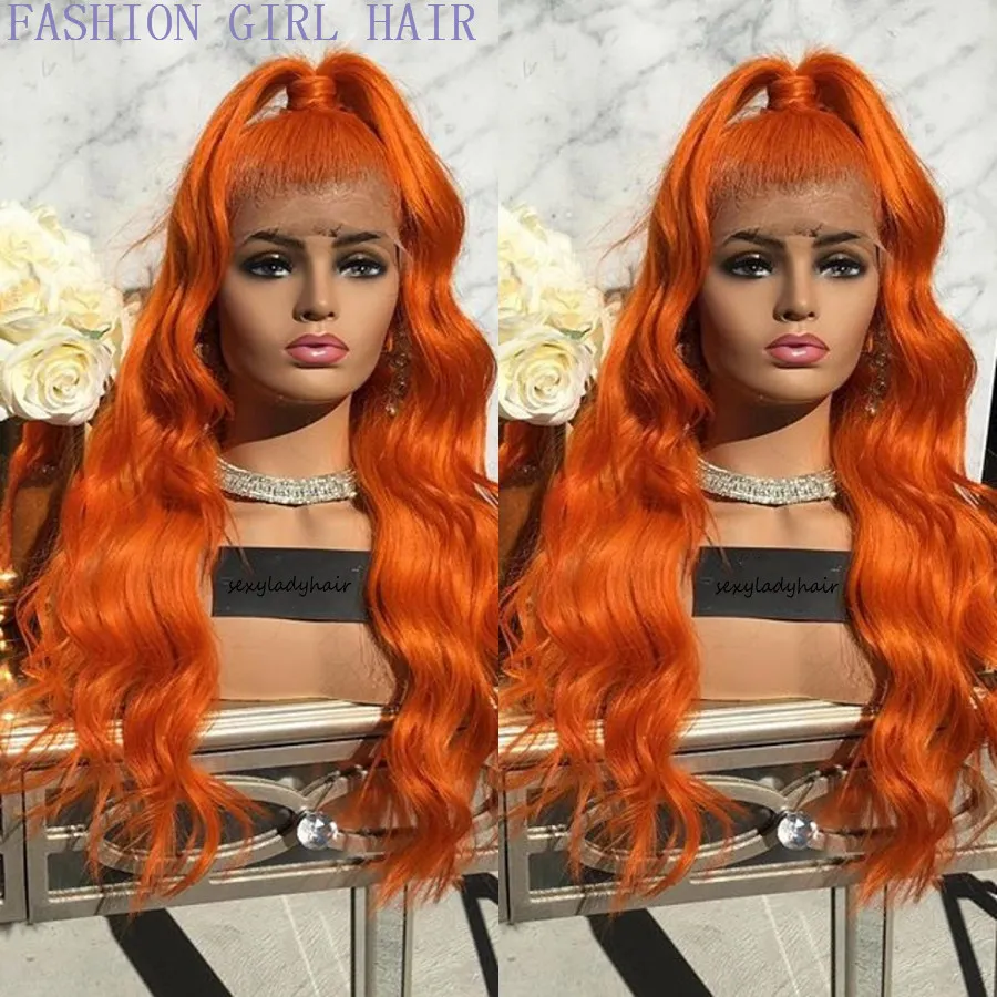 360 Lace Front Synthetic Wig High Temperature Fiber Long Body