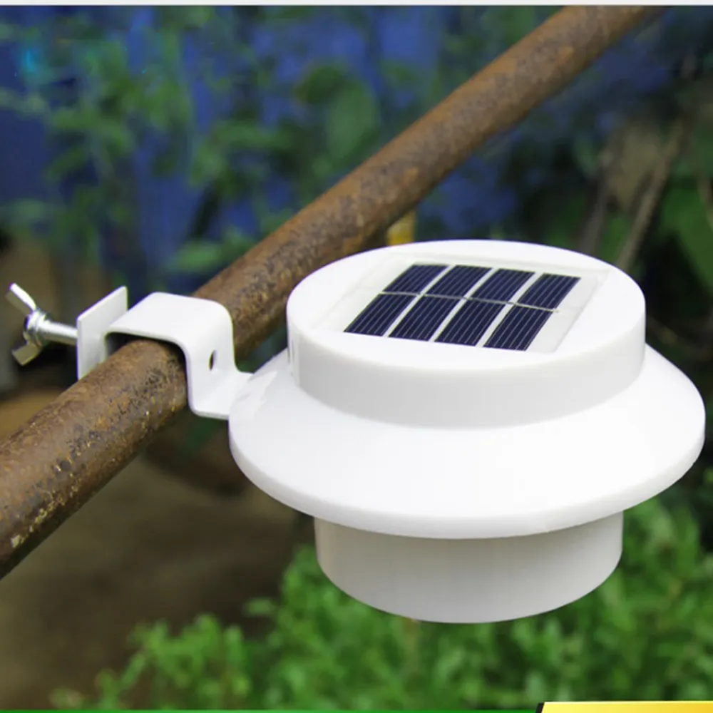 Luces Solares LED Para Exteriores, Luces Para Canal Con Energía Solar Para  Valla, Techo, Canal, Jardín, Lámpara De Pared Para Patio De 5,33 €