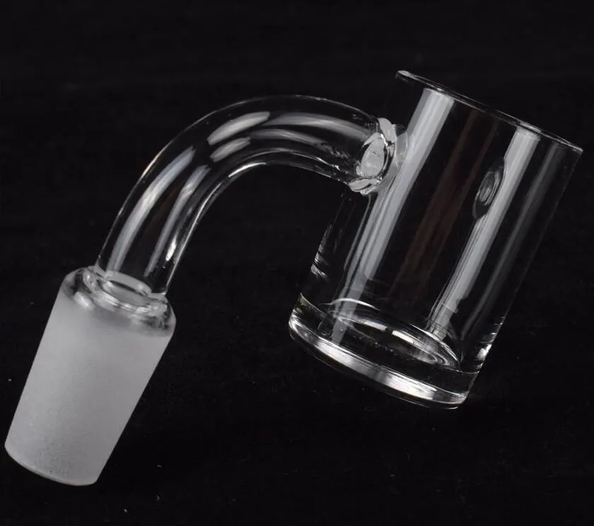 Flat Top Banger 5mm Botten 25mm Od XL Quartz Banger Quartz Nail Female Male 10mm 14mm 18mm Domesless Nails för glas vatten Bong