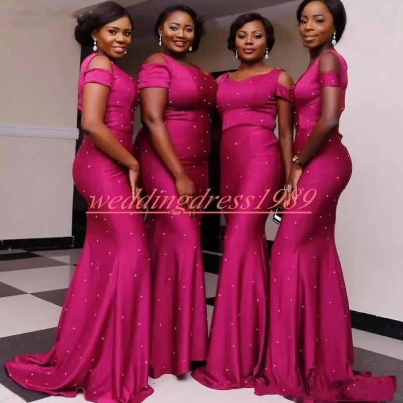 Satin Mermaid Average Bridesmaid Dress Cost With Scoop Detail 2019