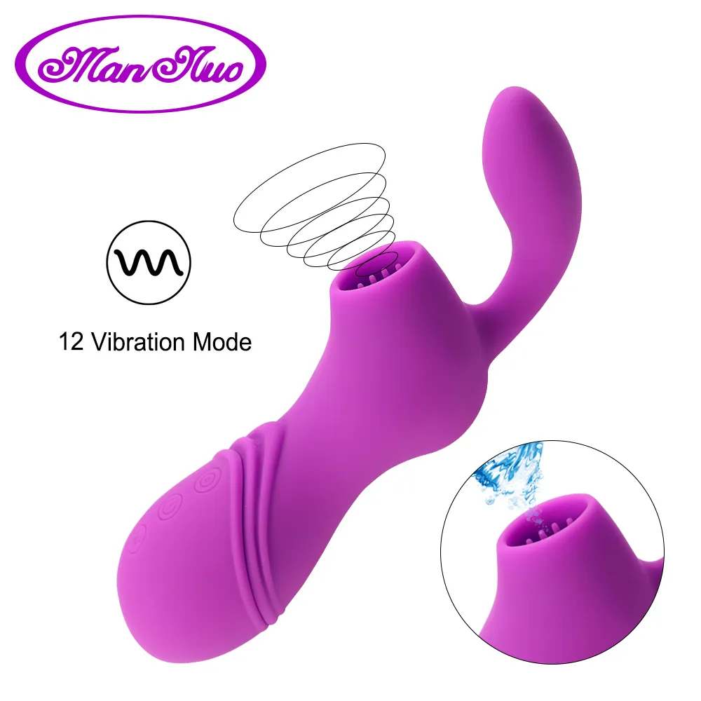 Homme Nuo Clit Sucker Vibrator Mamelon Sucer Vibrant Sex Toys Pour Femmes Fellation Langue Oral Lécher Stimulateur De Clitoris Y190711