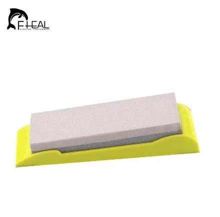 FHEAL 240# 300# Pietra per affilare i coltelli Pietra per affilare i coltelli antiusura Utensili da cucina Pietra per affilare con supporto antiscivolo2074