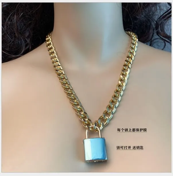 Padlock chain choker hotsell