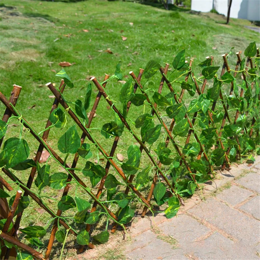 40 cm artificielle jardin plante clôture UV protégé écran de confidentialité extérieur intérieur utilisation jardin clôture arrière-cour décor à la maison mur de verdure