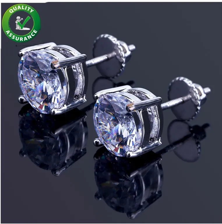 Designer Earrings Diamond Stick Women Mens Fashion Stud Earring306W