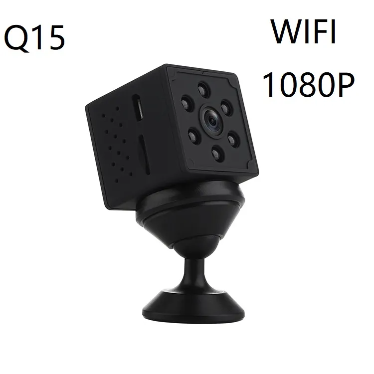 Full HD Magnetic Wifi IP-Kamera Q15 Mini Wireless Network Micro Camcorder 1080P Nachtsicht Fernbedienung Small Camera Home Security Cam