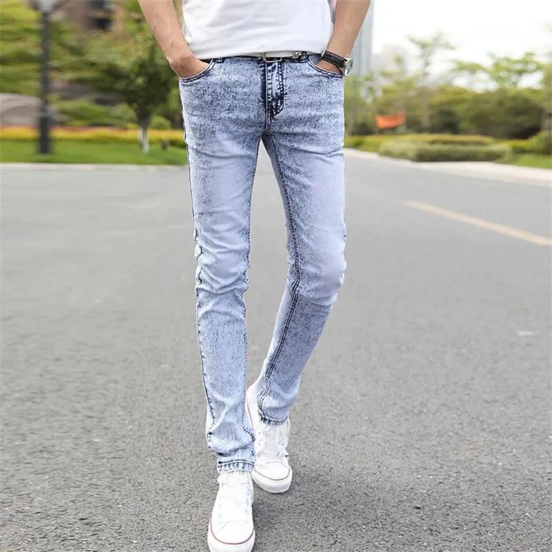 SKY BLUE SLIM-FIT SPECIAL EDITION* JEANS – WearManStyle