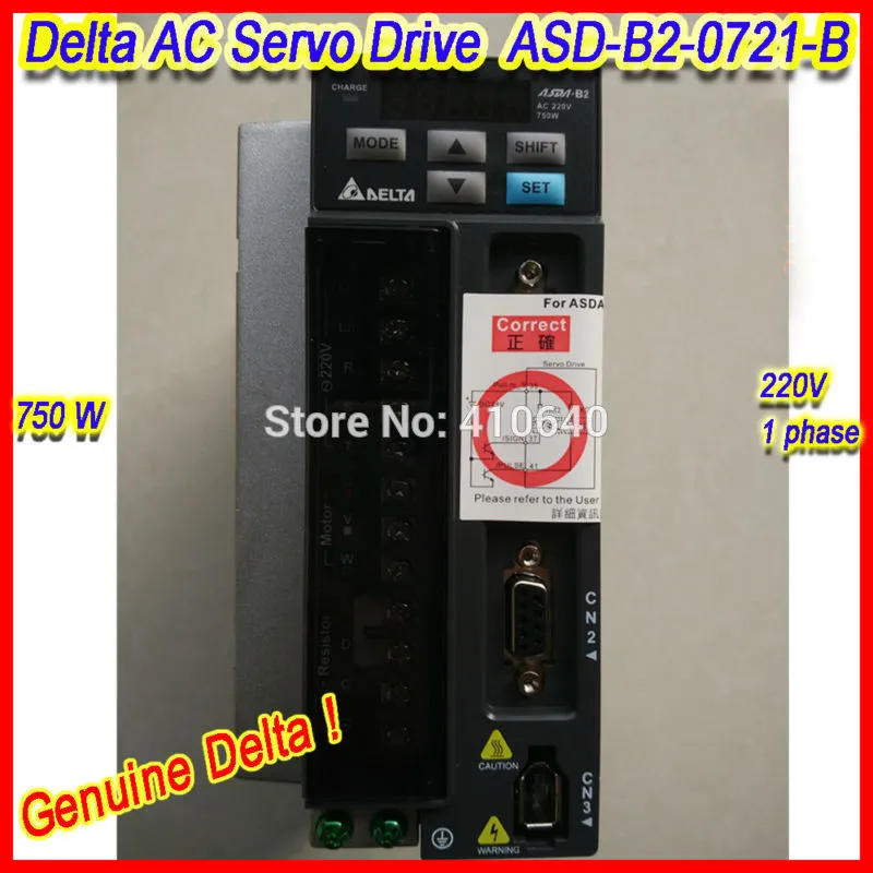 Super Promotion Original Delta AC Servo Drive ASD-B2-0721-B ASDA-B2 Serie 220V 750W Single Phase Kostenloser Versand!