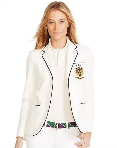 Ralph lauren women's white blazer outlet