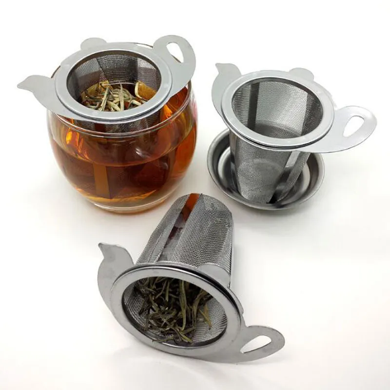 شبكة الشاي Infuser قابلة لإعادة الاستخدام مصفاة الشاي شاي فولاذ مقاوم للصدأ فضفاضة مرشح شاي شرب برامج الشرب ZC0859