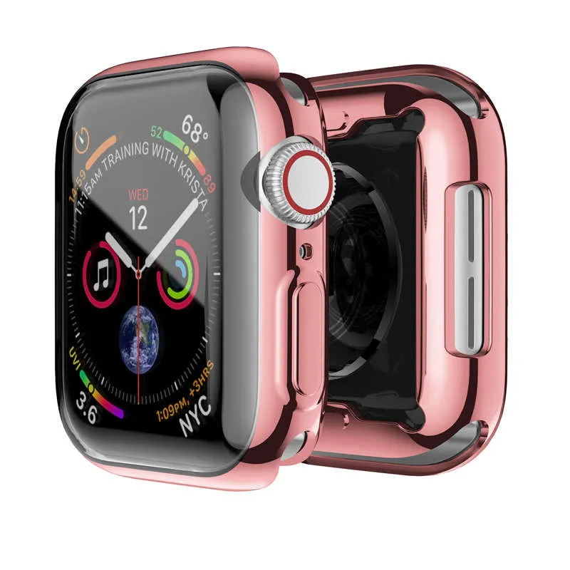 Full Coverage Gel Electroplated TPU Xylon Watch Case For Apple Watch Series 6 40mm/44mm Protect