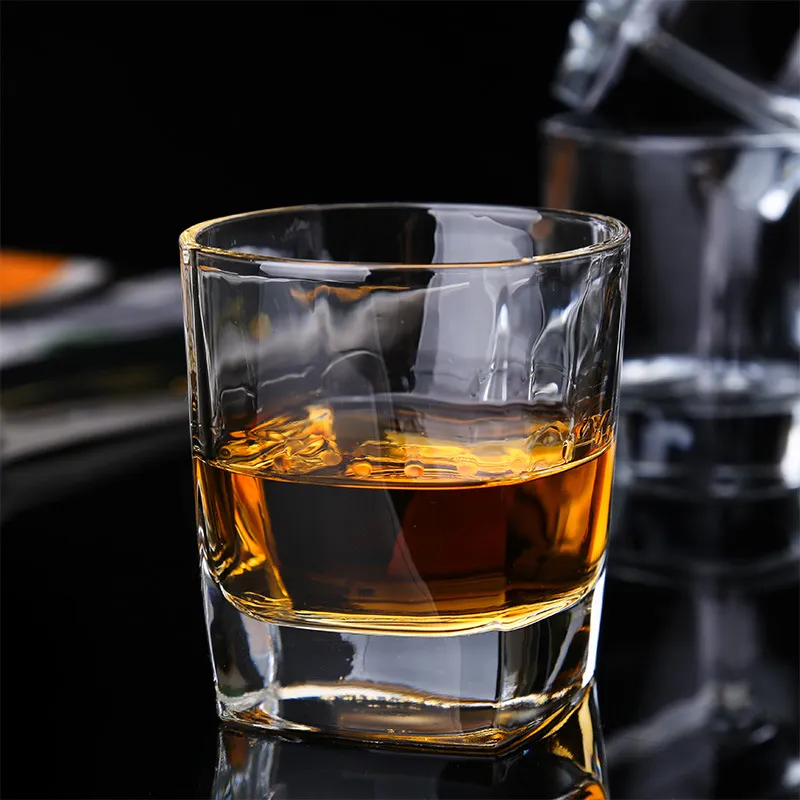 Food Grade bezołowiowe białe wino Whisky 170ml szklane kubek gładkie usta kubek Rim elegancka powierzchnia zagęścić dolny kubek kubek Cup DH0537 T03