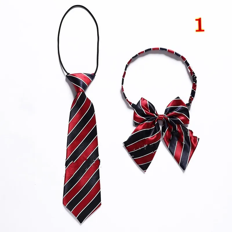 Cravatta per ragazzo di moda di alta qualità e fiocco stampato per ragazza per bambini, alunni della scuola materna, uniformi per spettacoli scolastici, set di cravatte